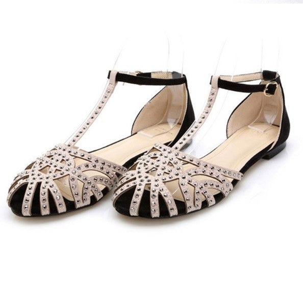 Gladiator Sandals Women Flat Shoes